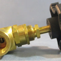 MSC Industrial Supply 62229307 Brass Needle Valve 1/4" Straight Max Lot of 2
