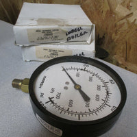 Lot of 2 Marsh Instrument Company Gauge 1/4 NPT, 0/100 PSI J9048