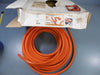 80' Feet of Eagle Orange 85 9/16" Poly Round Belting Solid 1032018