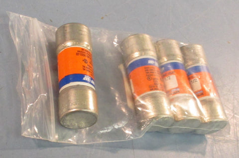 Ferraz Shawmut Amp-Trap AJT3-1/2 Time Delay Fuse Dual Element 3-1/2A Lot of 4