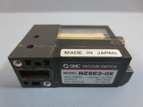 SMC NZSE20X Vacuum Switch 1224V Vdc 80 Ma Max NZSE2OX