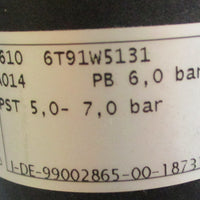 GEMU 610 6T91W5131 691 Solenoid Valve PB 6.0 bar PST 57 bar Typ 1215
