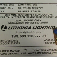 Lithonia HITEK Lighting TWL 50S 120/277 LPI Wall Pack Light 50 Watt