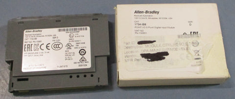 Allen Bradley 1734IB8 Ser D Point I/O Digital Input Module 130651 24VDC, 5mA In