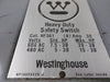 Westinghouse HF361 30A Amp 600V Vac Safety Switch