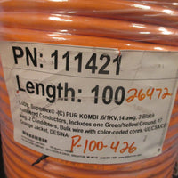 Lutze 111421 Superflex(C) PUR KOMBI .6/1KV, 14 awg Flex Motor Cable P100426