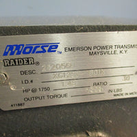 MORSE Raider 262Q56H30 XG1257 Right-Angle Worm Gear Speed Reducer, 56C, 30:1