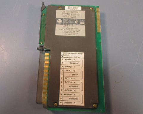 Allen Bradley 1771OW Selectable Contact Output Module Used