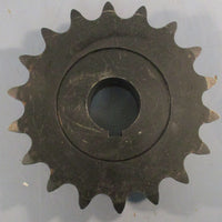 Tsubaki 100B18F1 15/16 Roller Chain Sprocket 18 Teeth 115/16" Bore