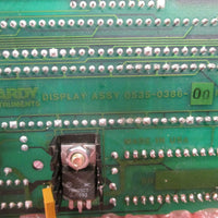 Hardy Instruments Printed Circuit Display Board Assembly 0535038600 Rev F
