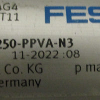 Festo DSBC 32-250-PPVA-N3 Pneumatic Cylinder 1376430 250mm Stroke 40mm Bore