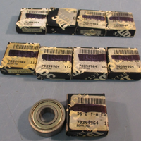 Lot of (10) IDC 6201ZZ 1/2 Select Radial Ball Bearings 1/2" Bore