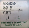 Numatics Actuator MG-293295-1 1" Stroke 2" Bore 5/8" Shaft Dia