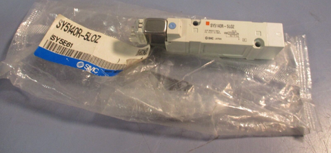 SMC 5 PORT SOLENOID VALVE, 2 POS, BASE MOUNTED SINGLE UNIT SY5140R5LOZ