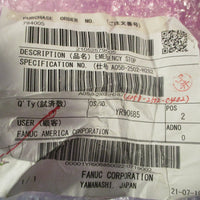 Fanuc Corporation A05B2502C402 Emergency Stop Unit A20B10080740/03B