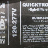 (Lot of 5 Electronic Ballasts (2) Sylvania QHE 3x32T8/UNV ISHSC & (3) Advance