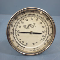 Trend Instruments Model 50 Bimetal Thermometer 5" Back Connected
