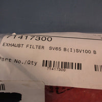 Oerlikon 71417300 Vacuum Pump Exhaust Filter SV65 B (I) SV100 B