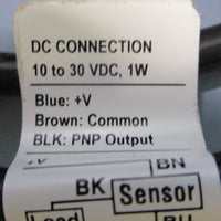 Eaton Cutler Hammer E58CAL18T111R2 18mm Tubular Photoelectric Sensor 10-30VDC