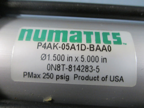 Numatics P4AK05A1DBAA0 Air Cylinder  Used