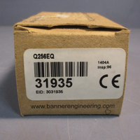 Banner Q256EQ 31935 Photoelectric Sensor, Infrared LED, Emitter 10 to 30 VDC