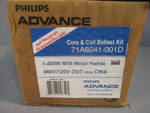 Philips Advance 480V/120V 60Hz Core & Ballast Kit 71A6041001D