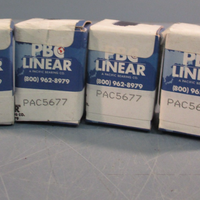 LOT OF (4) PBC LINEAR BEARINGS PAC5677