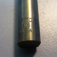 Lot of 5 PTD Prec Twist Drill 5/16" x 4 1/2", HS Steel, USA, 3 1/4" thread