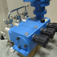 LEWA ESK 002513 Metering Pump 25 l/h w/ 0.75 / 0.86 kW 1395 / 1695 RPM Motor
