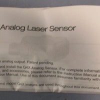 Banner Q4XTILAF500-Q8 Laser Distance Sensor Q4X Series 802751 12-30VDC