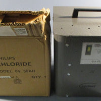 Philips Lightguard F100OT Emergency Lighting Unit w/ LEC361 Battery Kit 6V58AH