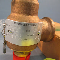 Kunkle 6010EDM01-LM Bronze Threaded Safety Relief Valve 75PSI 3/4" Inlet