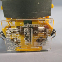 EAO Switching Element/Contact Block w/White PushButton 704.901.3