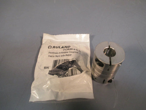 Ruland Flexbeam3 Flexible Coupling Clamp Style with Relief FCR2086A