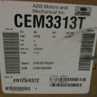 ABB Baldor CEM3313T 3-Phase Motor 10HP 1770RPM 230/460V 1-3/8" Shaft Dia