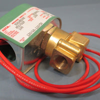 ASCO RedHat Solenoid Valve: 8262B208, 100 PSI, 120 Volts