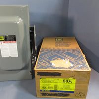 SQUARE D Heavy Duty Safety Switch 60A 600 VAC/V H362