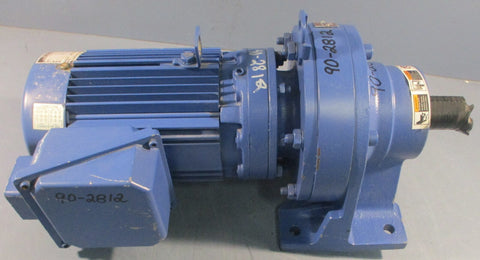 Sumitomo SMCyclo CNHM16125DBYA165 Gearmotor 165:1 11/2" Shaft Dia NOS