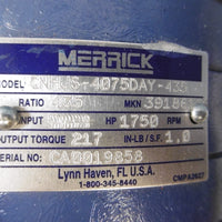 New Merrick Reducer CNHJS-4075DAY-435 435:1 1750RPM 217 Output TQ