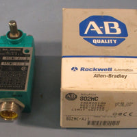 Allen Bradley 802MCAJ1 Ser D Corrosion Resistant PreWired Limit Switch