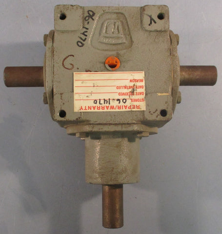 Hub City 0220-00901-165 Bevel Speed Reducer 1:1 Ratio Model 165