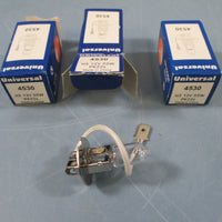 Universal 4530 12 Volts 55 Watt PK22s Halogen Lamp Lots of 3  New
