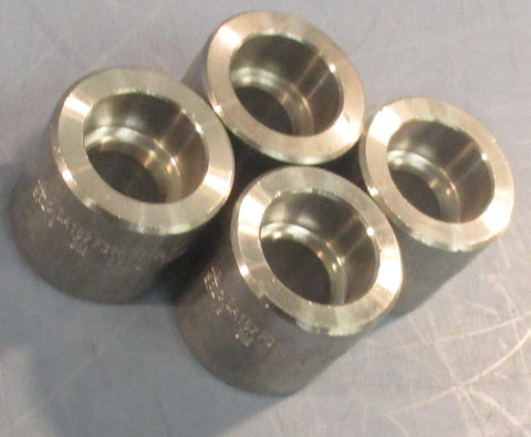 Unbranded SP-79 Reducing Coupling Weld Butt 3M 1X1/2 A/SA182 F316/F316L Lot of 4