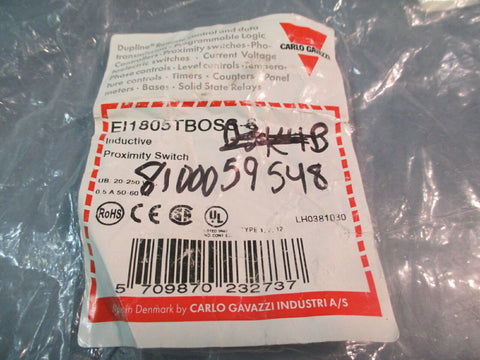 Carlo Gavazzi Proximity Switch Sensor EI1805TBOSS-6