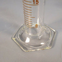 Lot 4 Silberbrand 42020 Eterna 25 ml: 1 ml Borosilicate 3.3 Graduated Cylinder