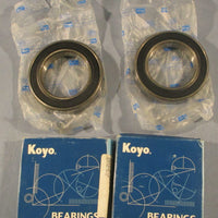 Koyo 60122RSC3 Bearing Rubber Sealed 60mm ID 95mm OD 18mm W (Lot of 2)