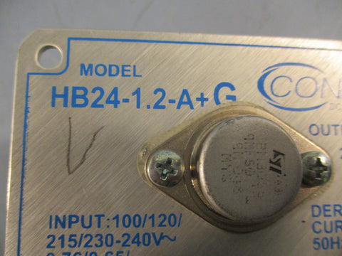 Condor HB241.2A+G Power Supply 110  240VAC 24VDC 1.2A 50/60Hz
