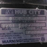 Hub City 3204 0220-80700 100:1 URL Worm Right Gear Reducer 1-3/8" Shaft