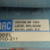 Mac 6321D000PM111DA Pneumatic Directional Solenoid Valve Vac to 150 PSI