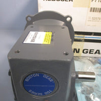 BOSTON GEAR SINGLE REDUCTION SPEED REDUCER 10:1 RATIO 175 RPM F718-10-B7-G